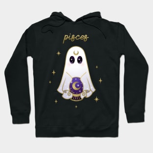 Pisces Crystal Ball Ghost Hoodie